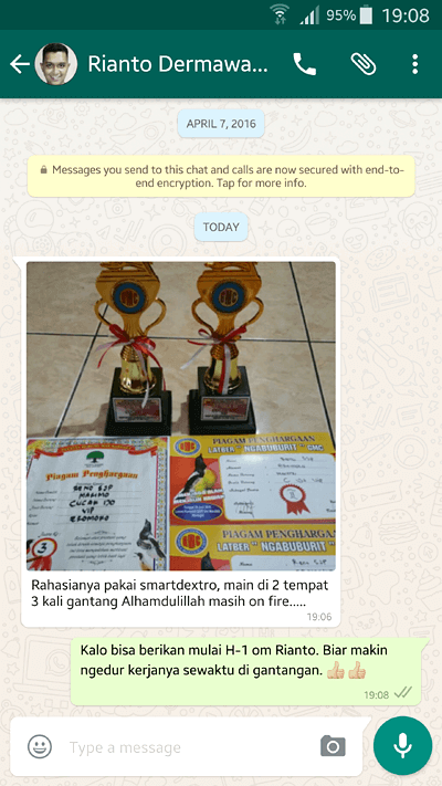 Cucak Ijo Juara