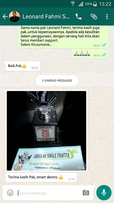 Smart DEXTRO untuk Cucak Ijo
