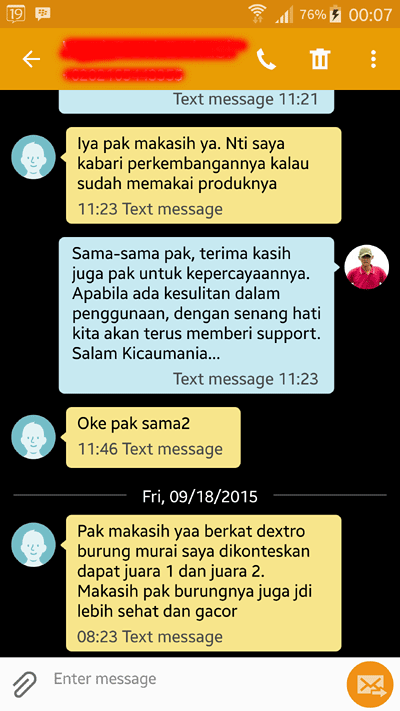Smart DEXTRO untuk Murai Batu