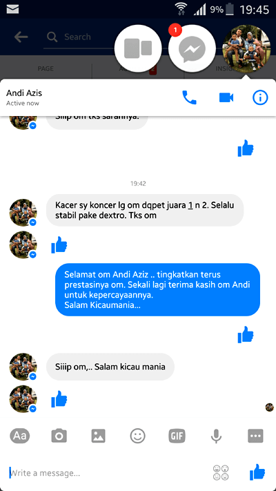 Doping Burung Kacer Lomba