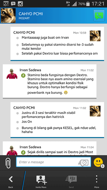 Doping Burung Pleci Kacamata