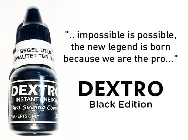 Smart DEXTRO Black Edition, Doping Vitamin Burung Murai Batu
