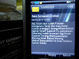 Smart SUPERVIT, Obat Kenari Serak