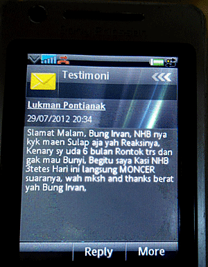 NHB untuk burung Kenari