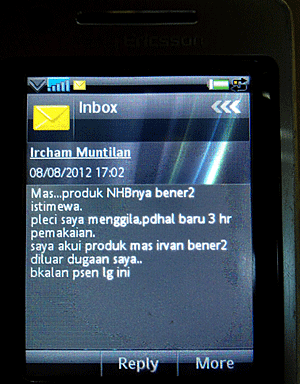 NHB unuk burung Mata Puteh