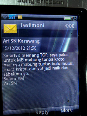 Smart SUPERVIT, Vitamin Harian untuk Murai Batu