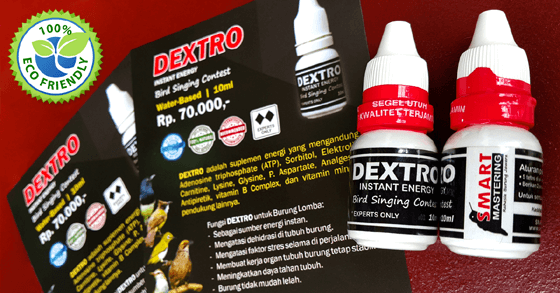 Smart DEXTRO, Vitamin Doping untuk burung Pleci